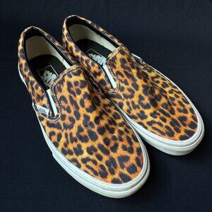 Vans Leopard Print Sneakers – Size 8.5 | Sporty & Cute